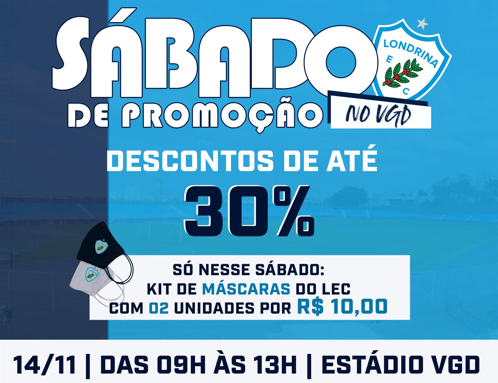 Londrina irá fazer o ‘Sábado de promoção’